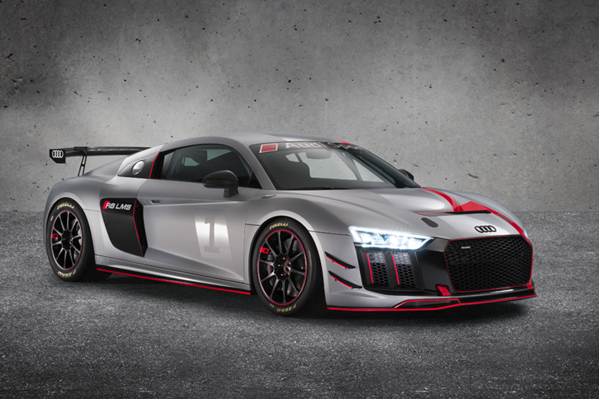 アウディ R8 LMS GT4を日本初公開