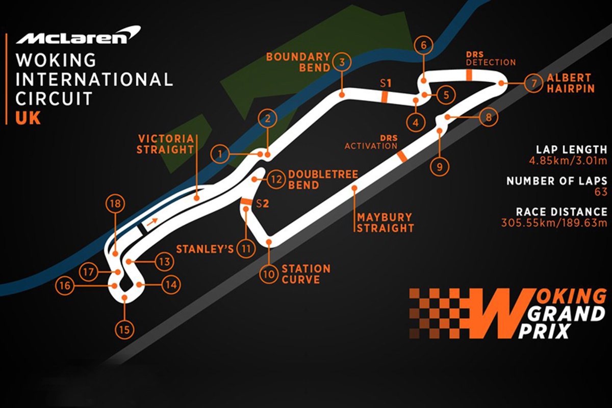 マクラーレン、F1ウォーキングGPの開催計画を公開