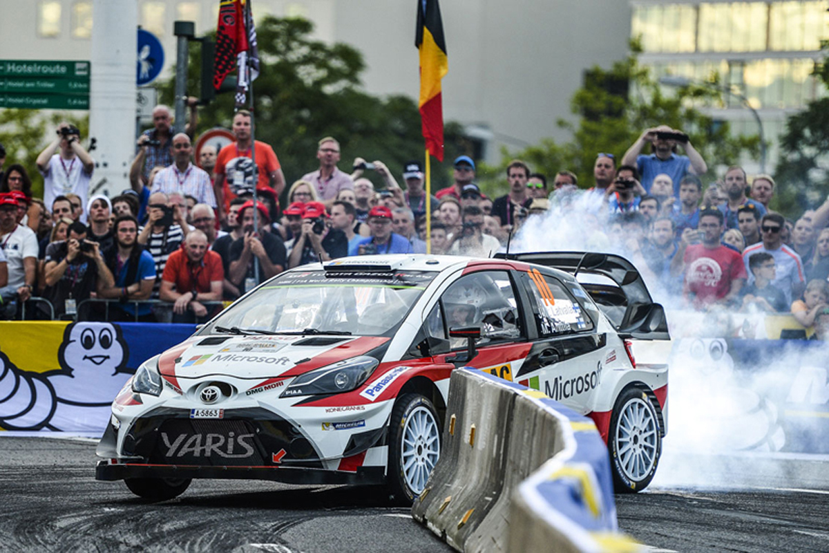 【WRC】 トヨタ：WRC 第10戦 ラリー・ドイチェランド 初日レポート