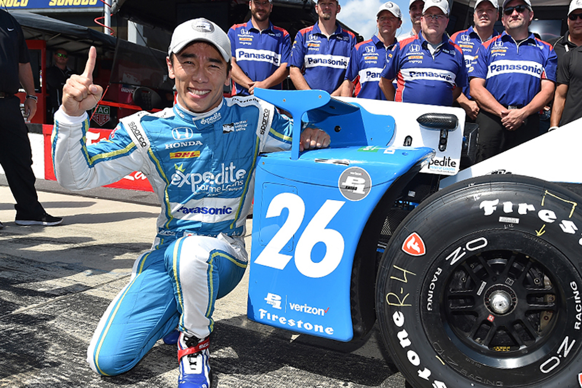 佐藤琢磨、今季2度目のポールポジション「チームにとって素晴らしい業績」