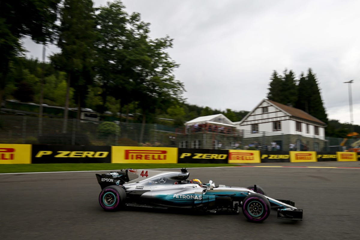 F1ベルギーGP 予選:ハミルトンがシューマッハに並ぶ68回目のポール