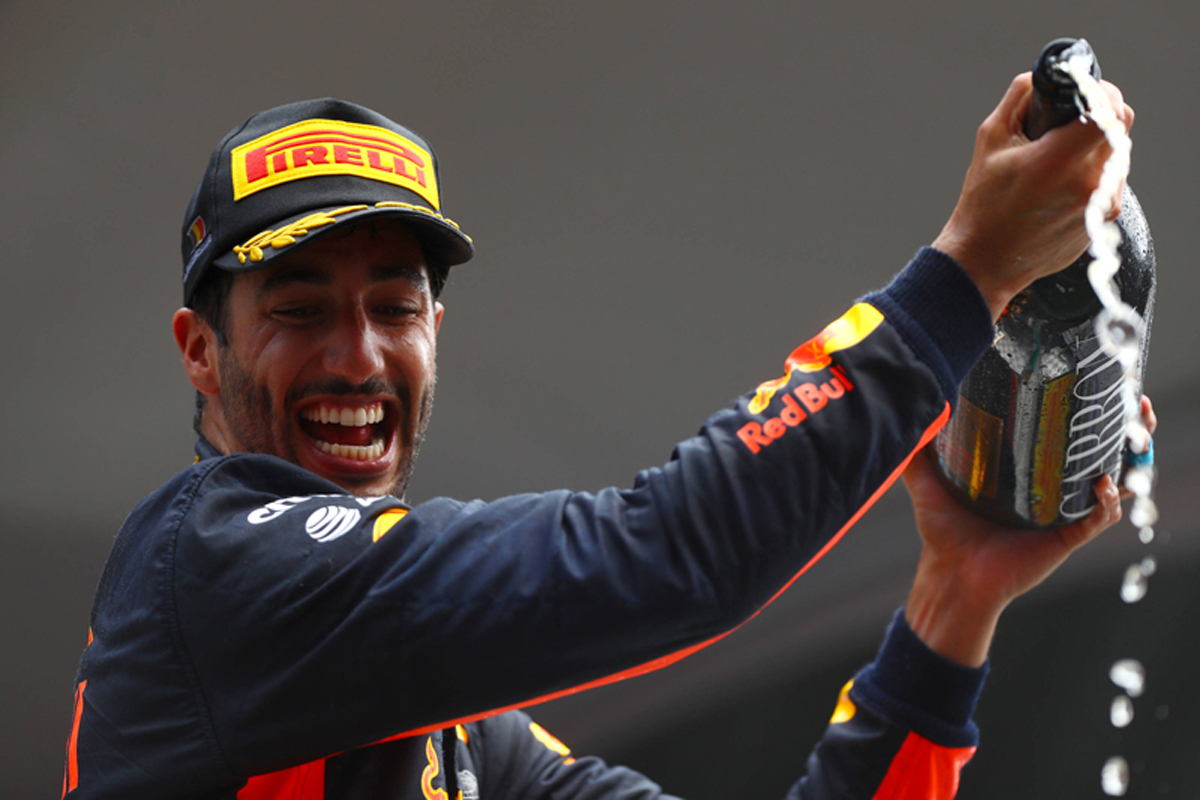 レッドブル:ダニエル・リカルドが3位表彰台 / F1ベルギーGP