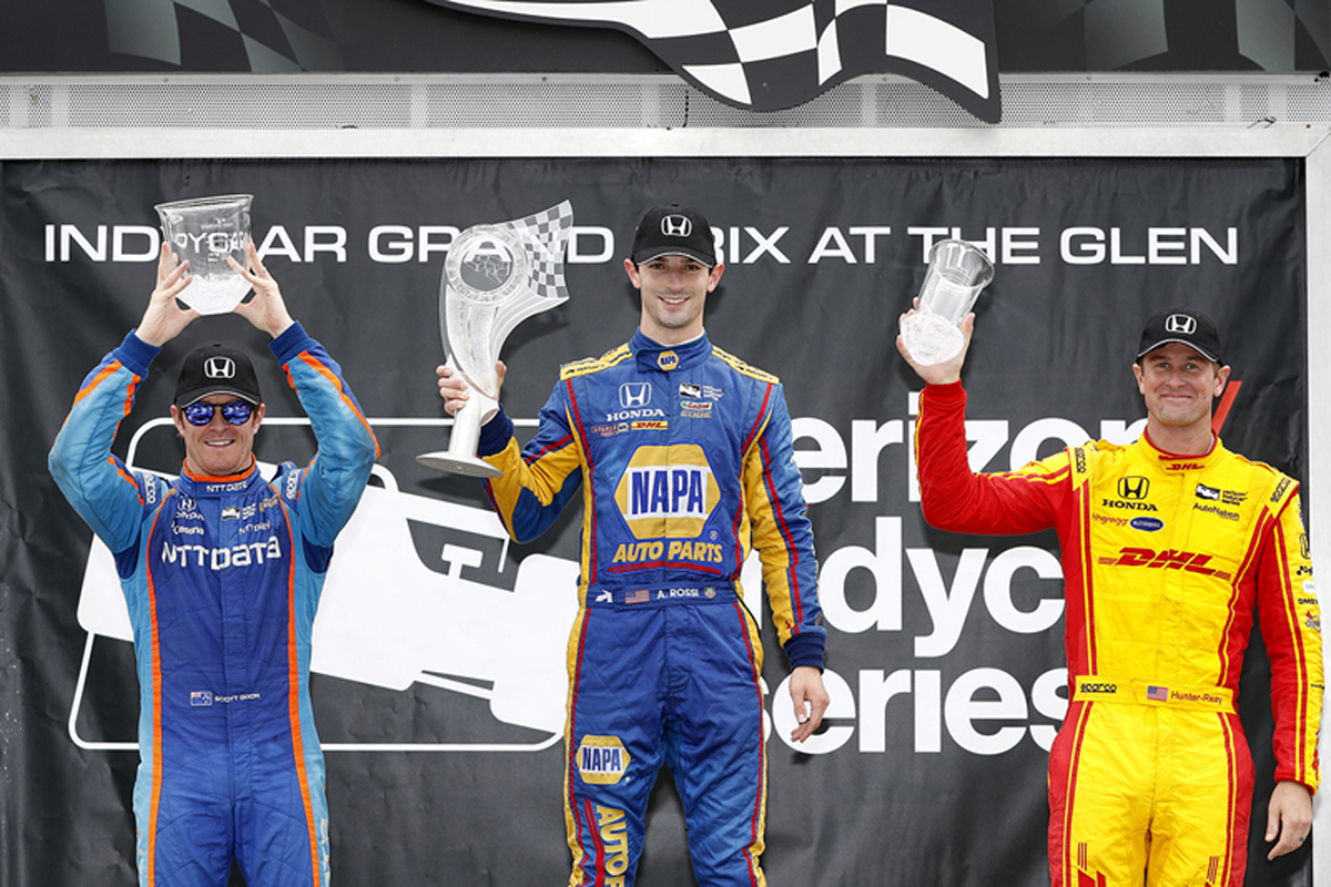 【インディカー】 ホンダ、ワトキンス・グレンで1-2-3フィニッシュ