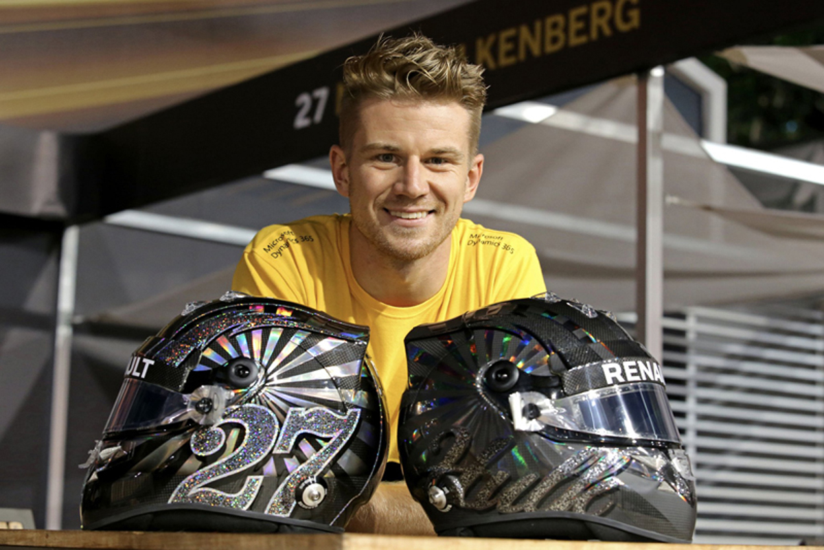 ニコ・ヒュルケンベルグ、F1シンガポールGPで特別ヘルメットを着用