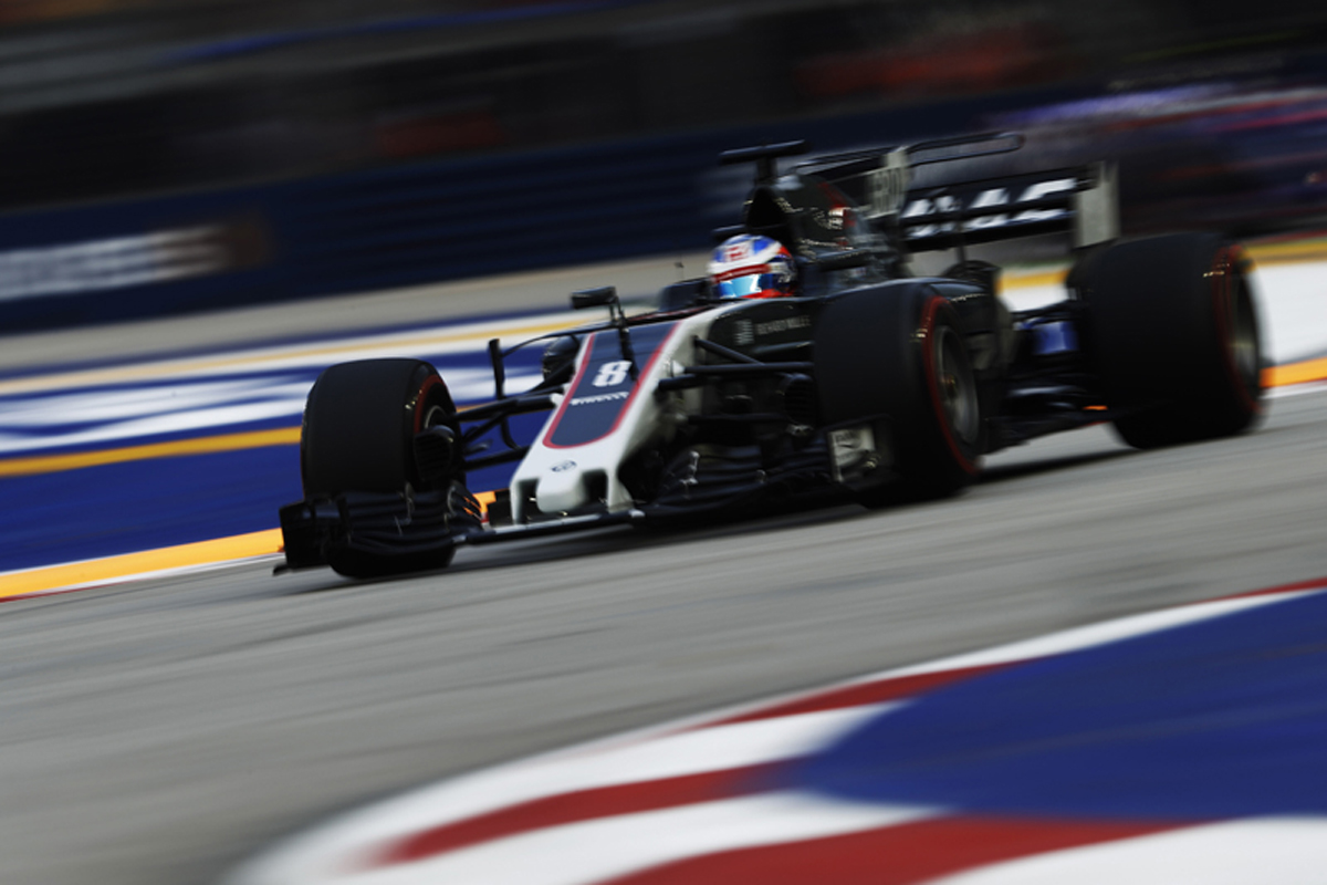 ハース:F1シンガポールGP 金曜フリー走行レポート