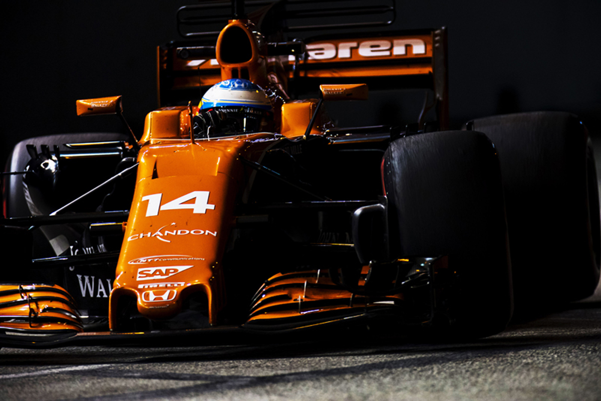 マクラーレン・ホンダ：F1シンガポールGP 金曜フリー走行レポート