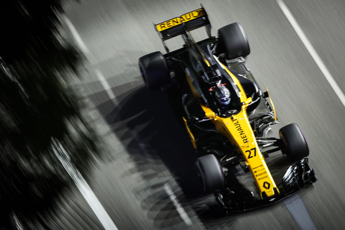 ルノー:F1シンガポールGP 金曜フリー走行レポート