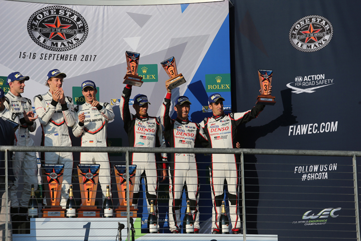 【WEC】 トヨタ:2017 第6戦 COTA6時間 決勝レポート
