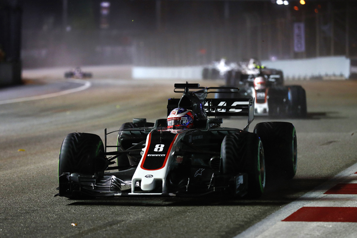 ハース:ロマン・グロージャンが9位入賞 / F1シンガポールGP