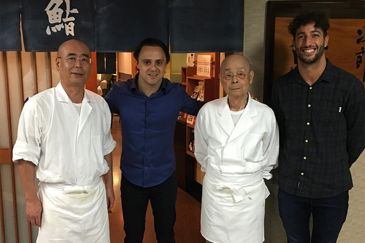 ダニエル・リカルドの念願のすきやばし次郎を堪能