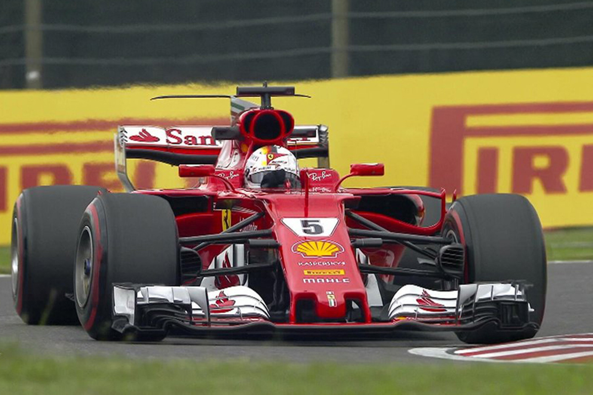 F1日本GP フリー走行1回目:セバスチャン・ベッテルが最速タイム