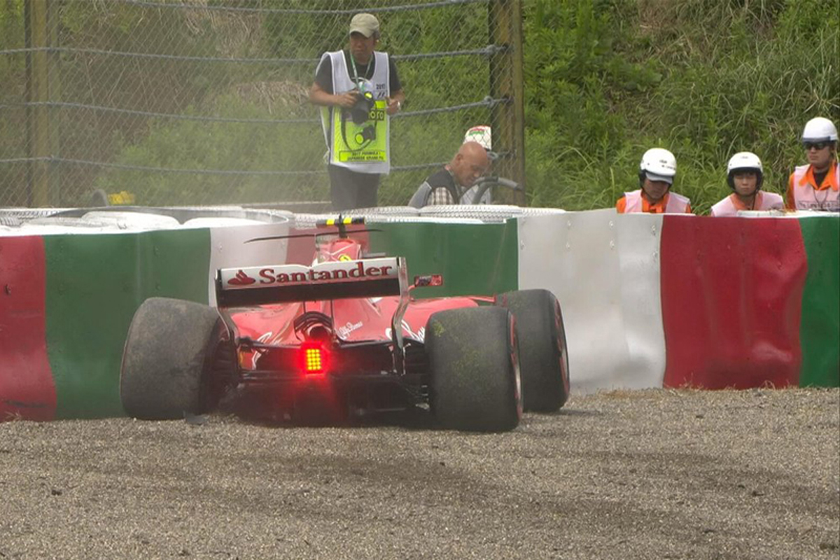 【動画】 キミ・ライコネン、デグナーでクラッシュ / F1日本GP