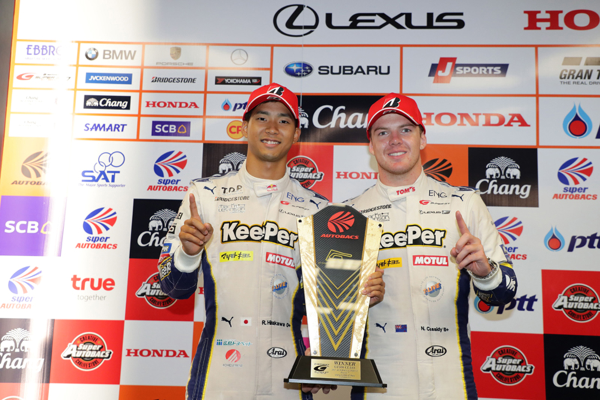 【SUPER GT】 LEXUS:第7戦タイ 決勝レポート