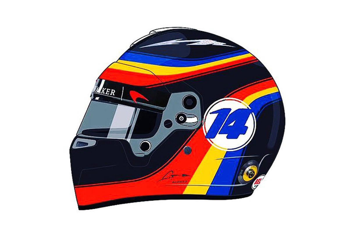 フェルナンド・アロンソ、F1アメリカGPでインディ500のヘルメットを復刻
