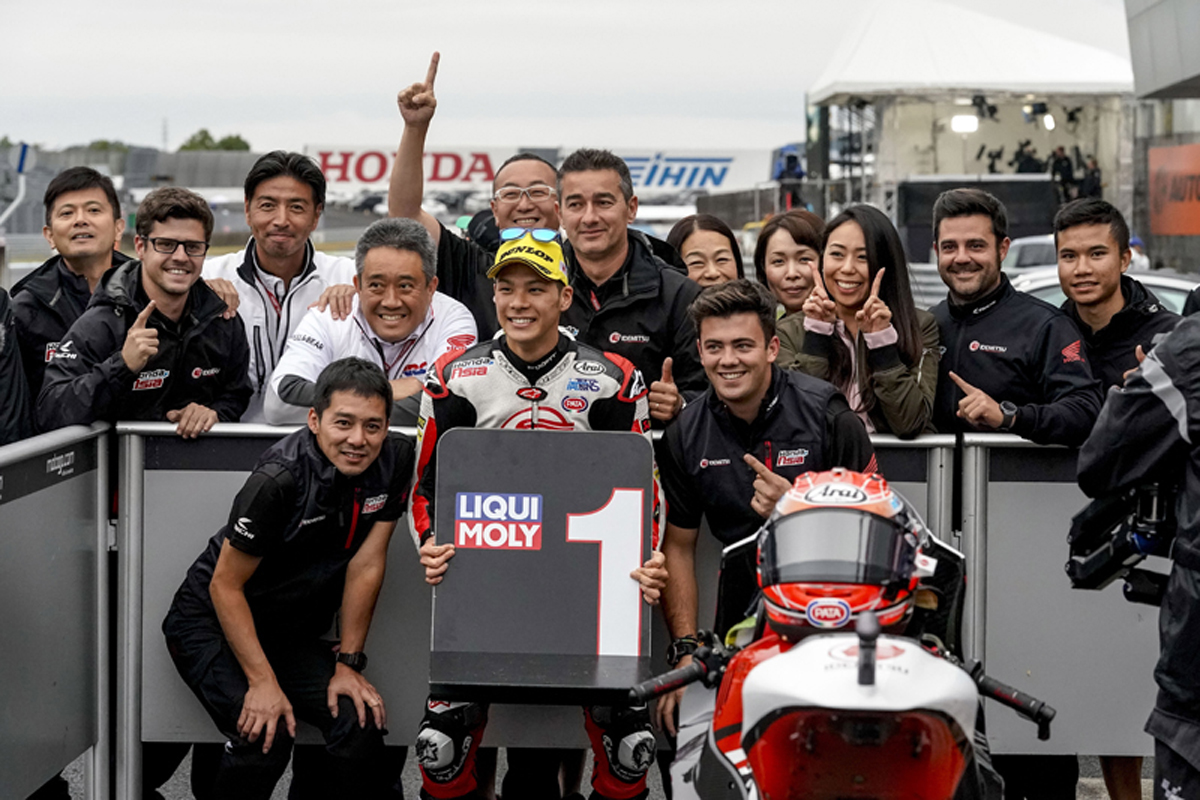 【Moto2】 中上貴晶 「今季初ポールポジションを日本で獲得できて嬉しい」