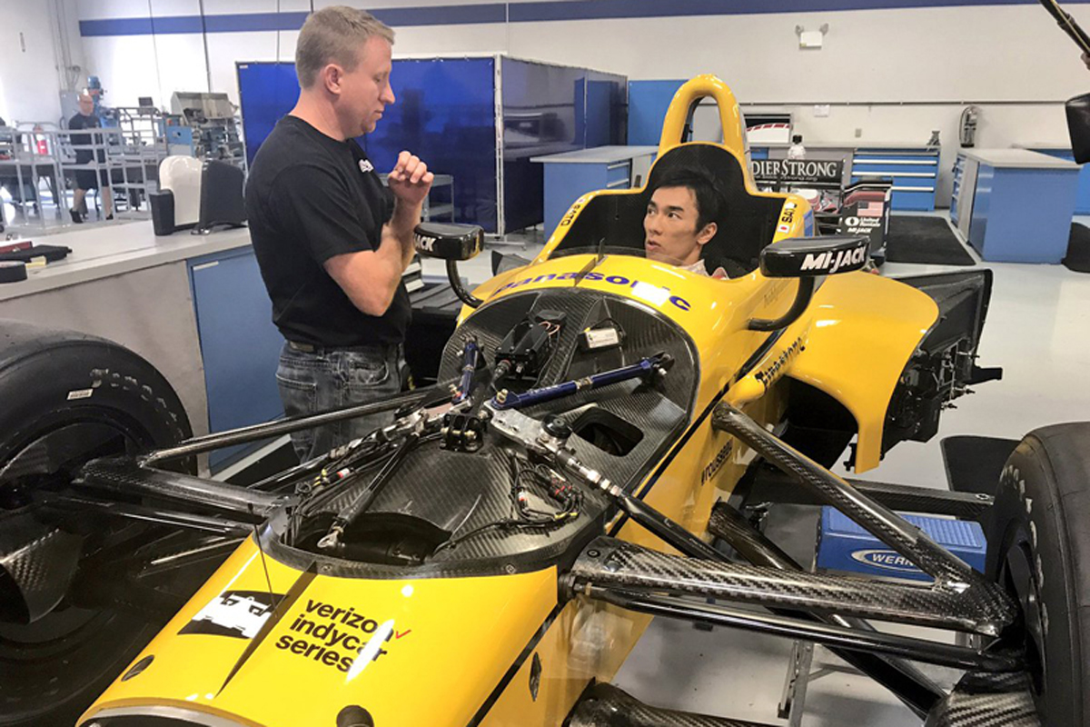 佐藤琢磨、レイホール・レターマン・ラニガンでシート合わせ