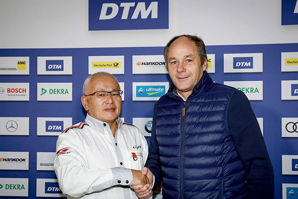 【SUPER GT】 DTM最終戦で坂東代表とベルガー代表が共同記者会見