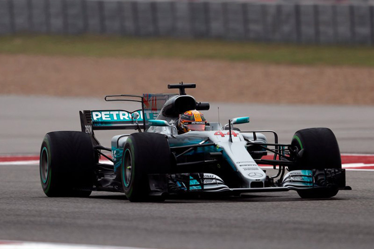 F1アメリカGP フリー走行1回目:ルイス・ハミルトンが最速タイム