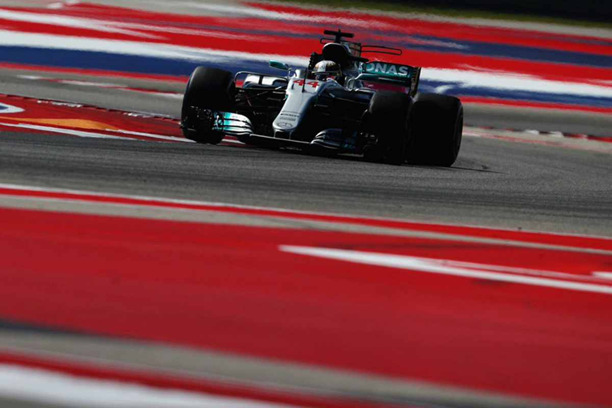 F1アメリカGP 予選：ルイス・ハミルトンが圧倒的なポールポジション