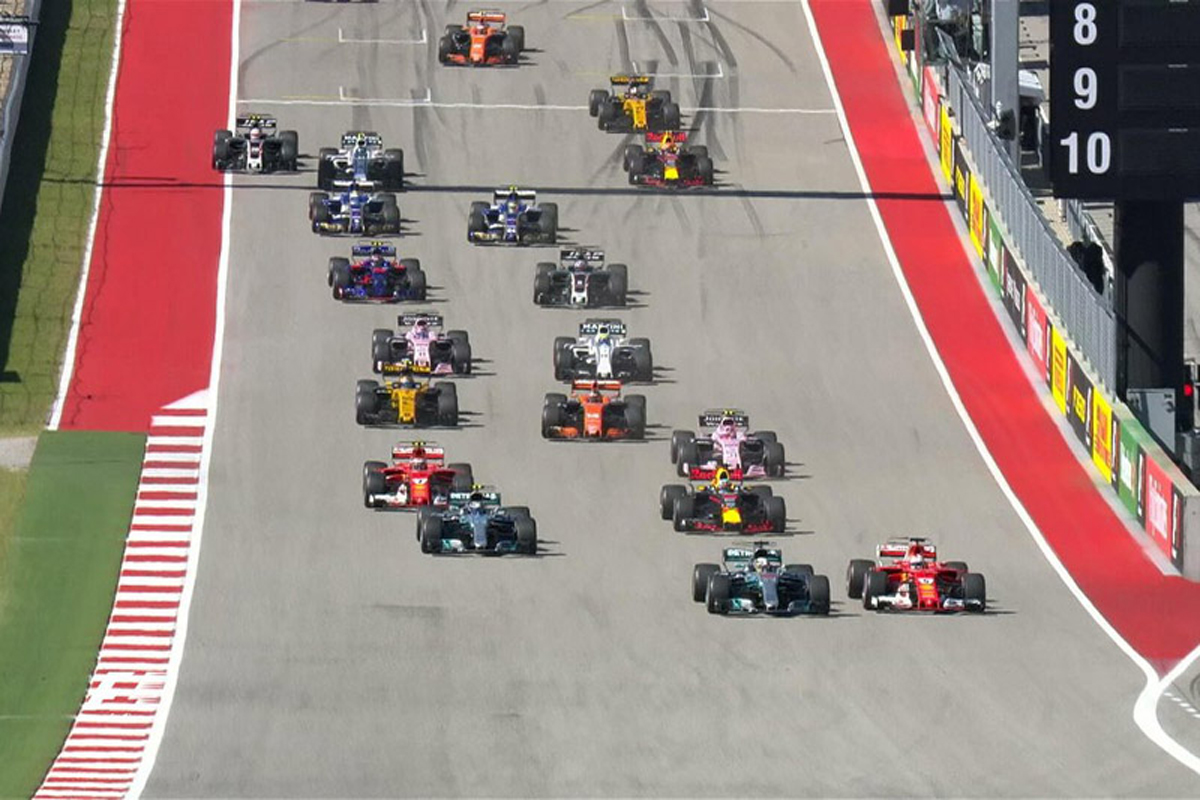 F1アメリカグランプリ 結果：ルイス・ハミルトンが今季9勝目