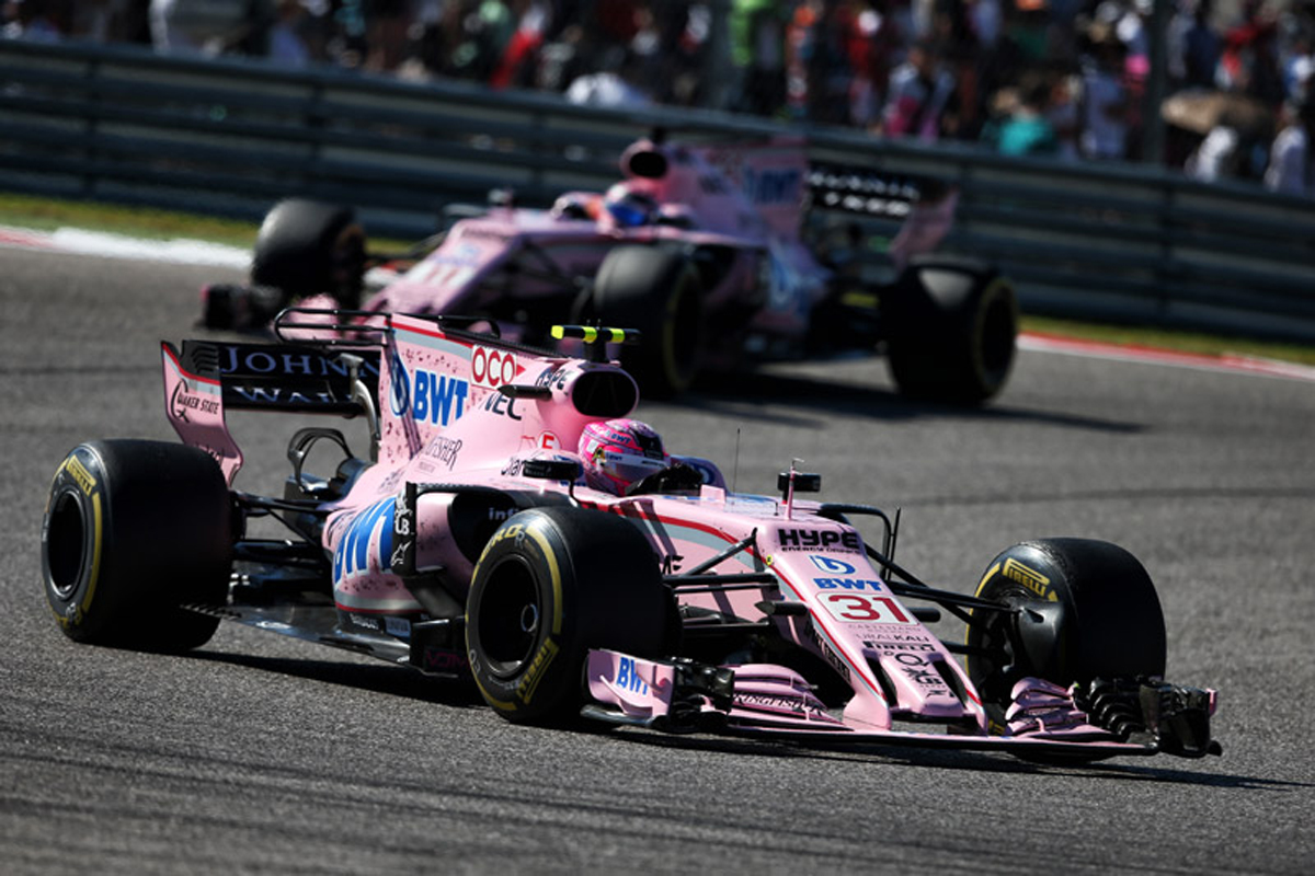 フォース・インディア:今季14回目のダブル入賞 / F1アメリカGP