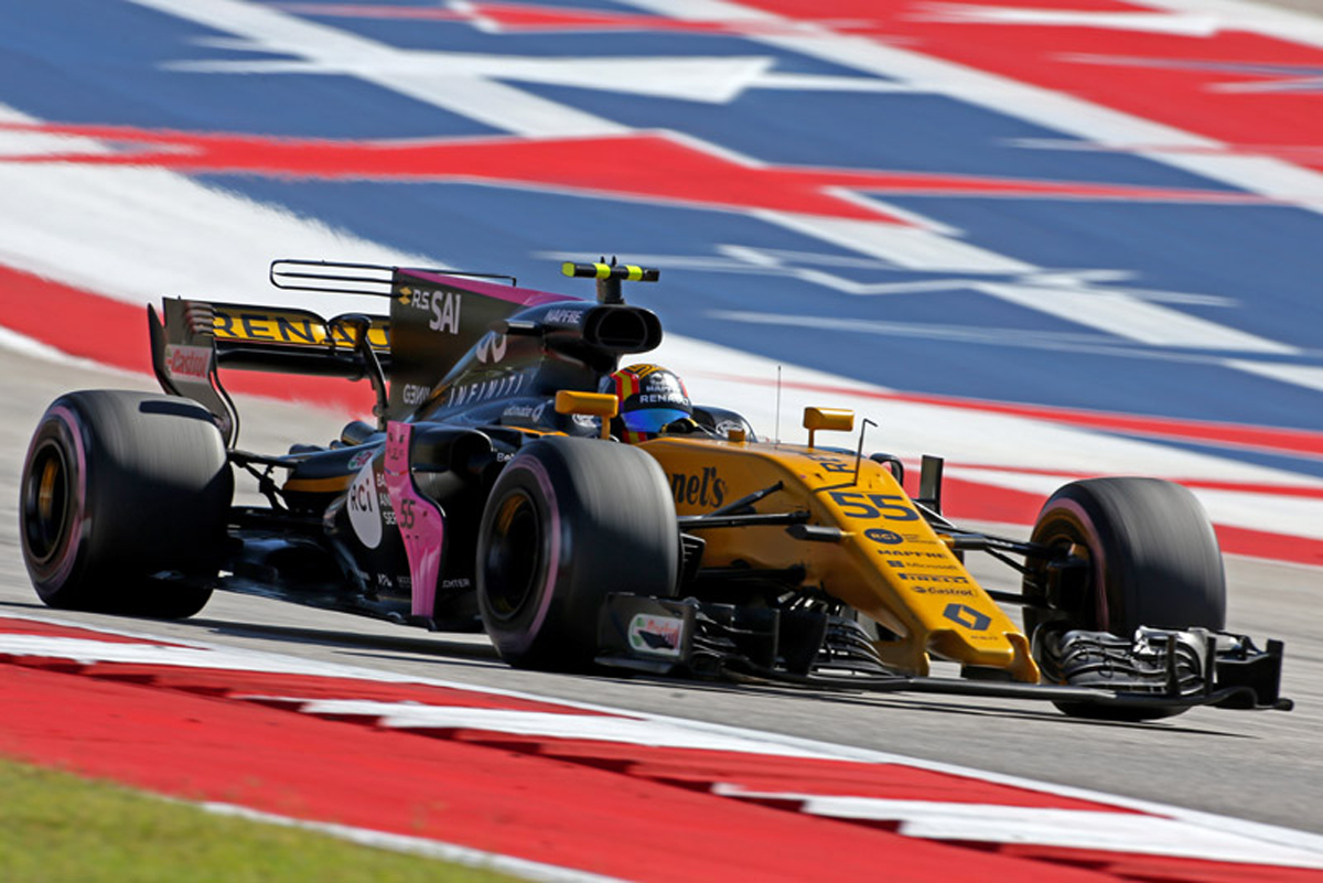 ルノー：カルロス・サインツが移籍初戦で7位入賞 / F1アメリカGP