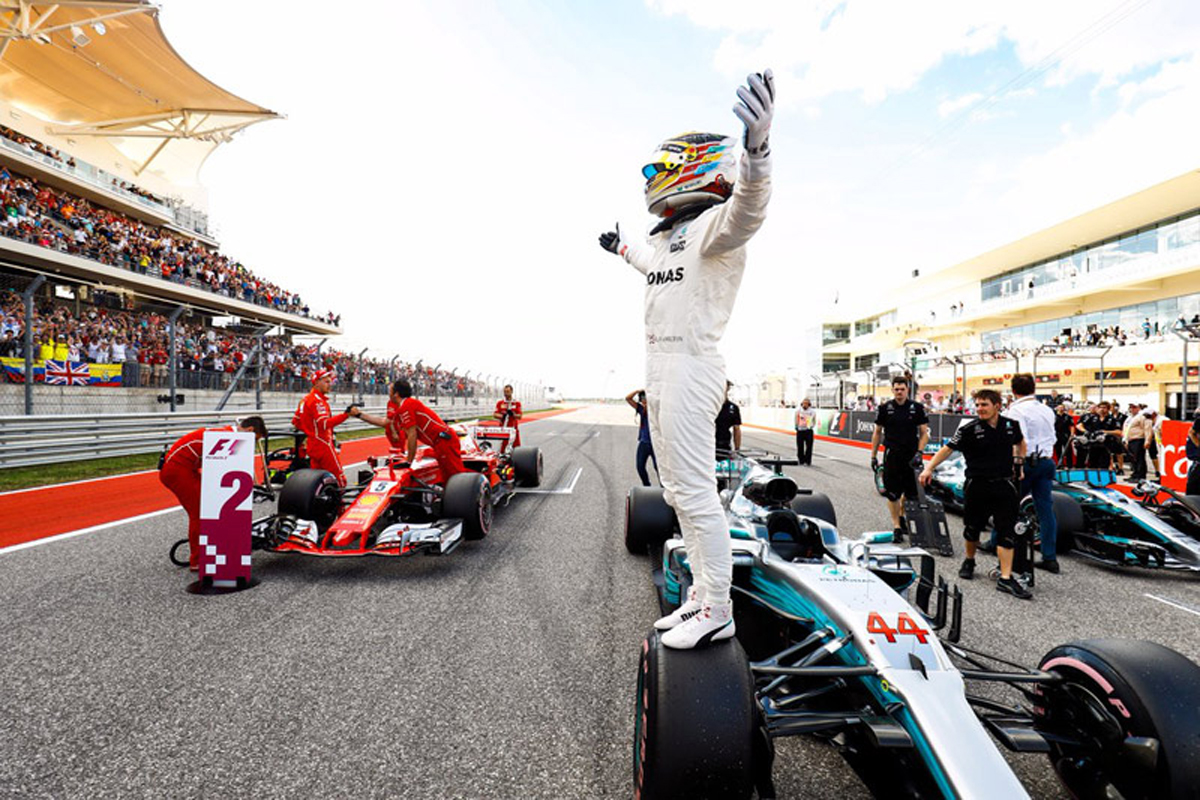 F1アメリカグランプリ:決勝スターティンググリッド