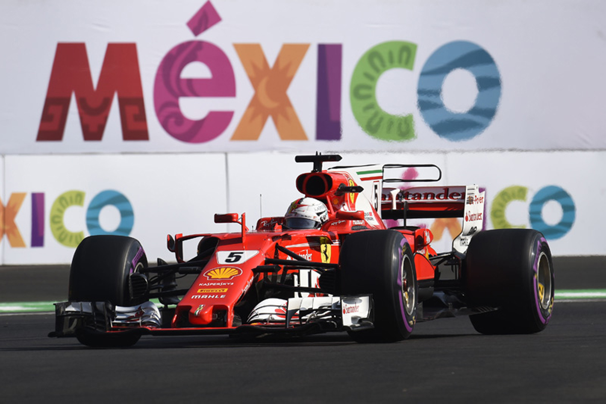 F1メキシコGP 予選:セバスチャン・ベッテルがポールポジション