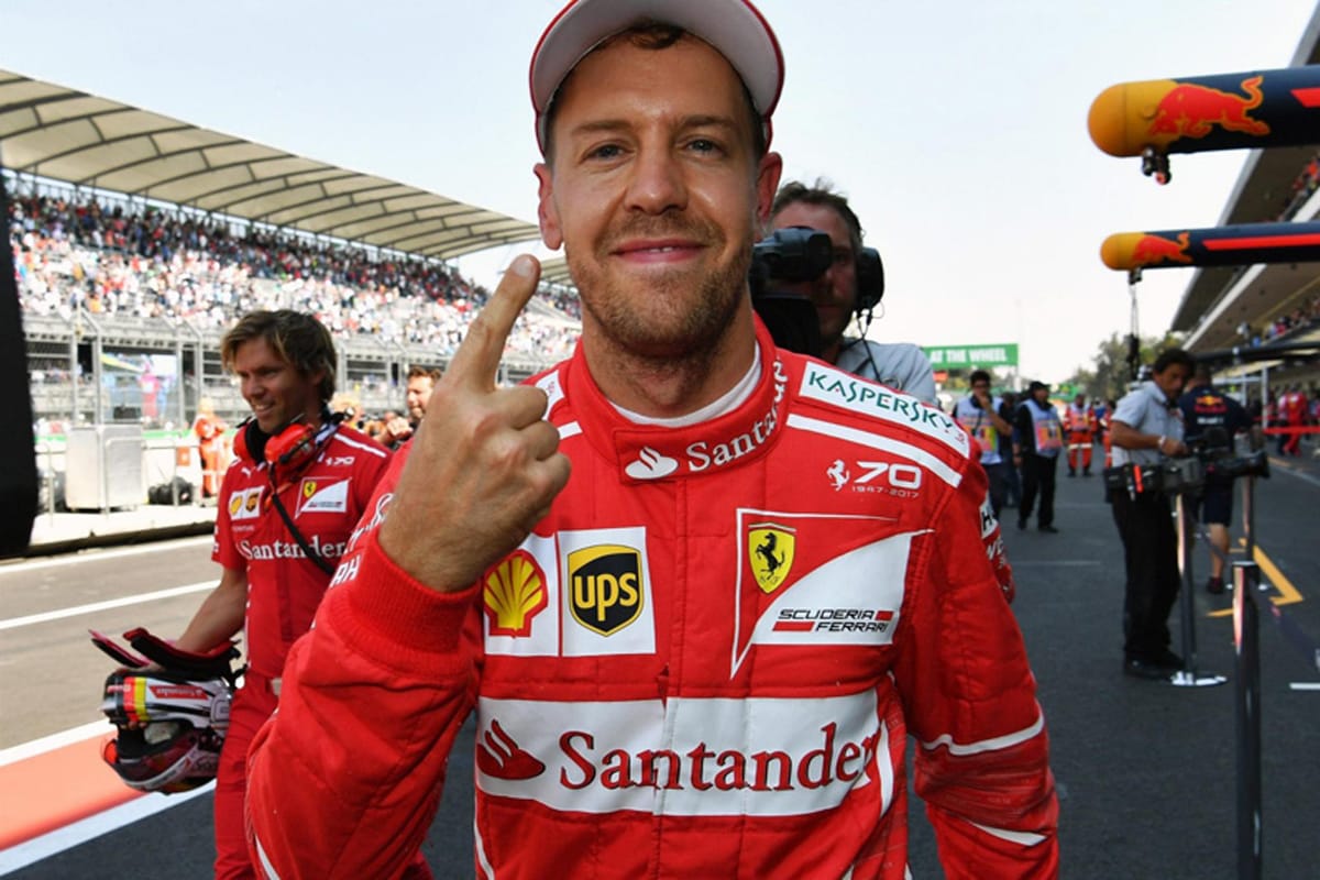 フェラーリ:ベッテルが通算50回目のポール / F1メキシコGP 予選