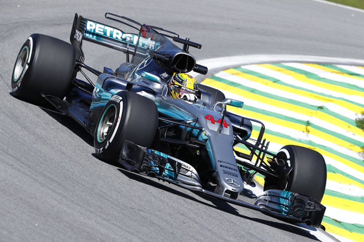 F1ブラジルGP フリー走行2回目：ルイス・ハミルトンが最速タイム