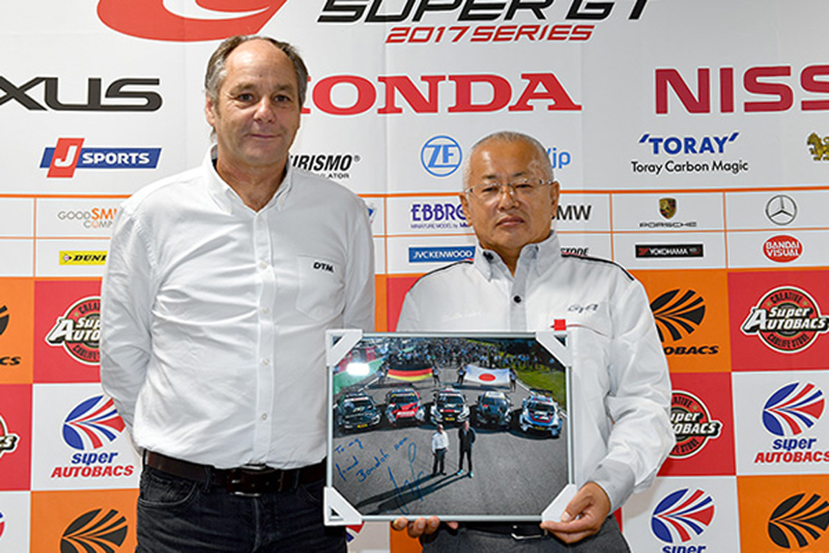 【SUPER GT】 坂東代表とベルガー代表が共同記者会見