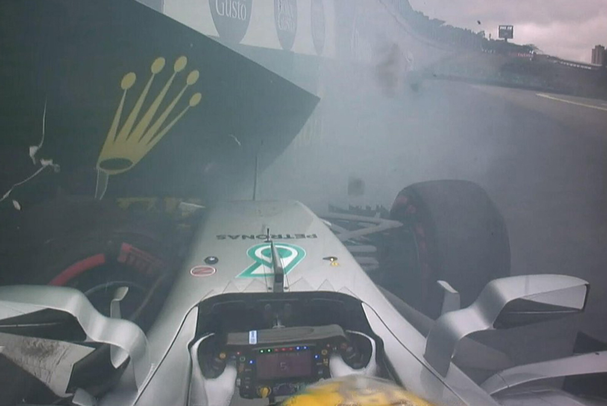 【動画】 ルイス・ハミルトン、予選Q1でクラッシュ / F1ブラジルGP