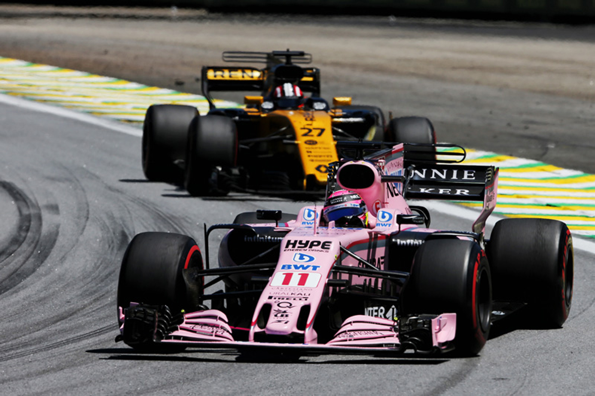 フォース・インディア：ペレスが9位、オコンが初リタイア / F1ブラジルGP