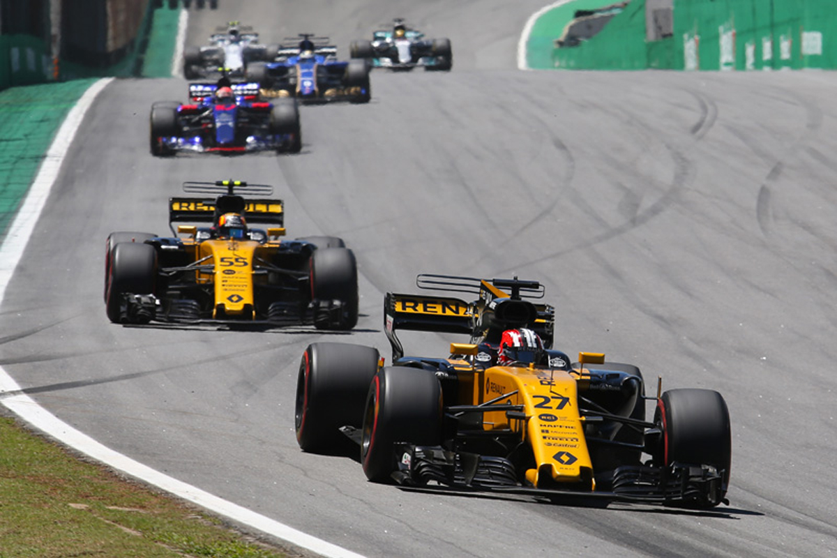 ルノー:ヒュルケンベルグが7戦ぶりにポイント獲得 / F1ブラジルGP