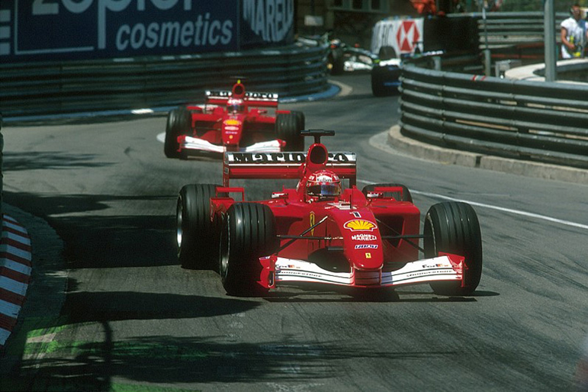 ミハエル・シューマッハの2001年F1優勝マシンが約8億4000万円で落札