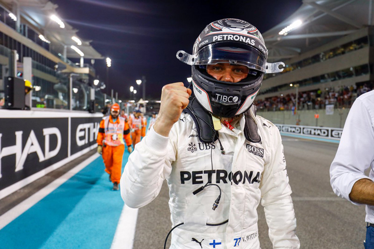 F1アブダビGP 予選：バルテリ・ボッタスがポールポジション