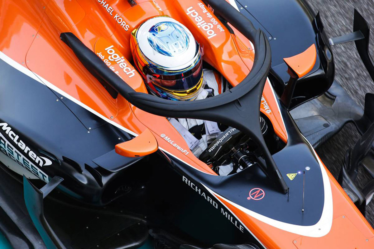 【F1】 Haloはヘルメットバイザーに代わる新たな広告スペース？
