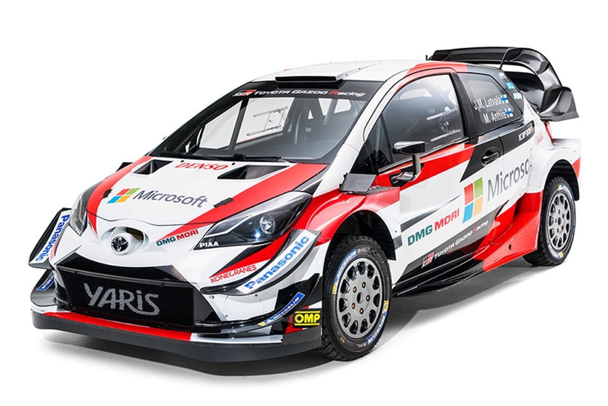 【WRC】 トヨタ、2018年仕様ヤリスWRCを公開