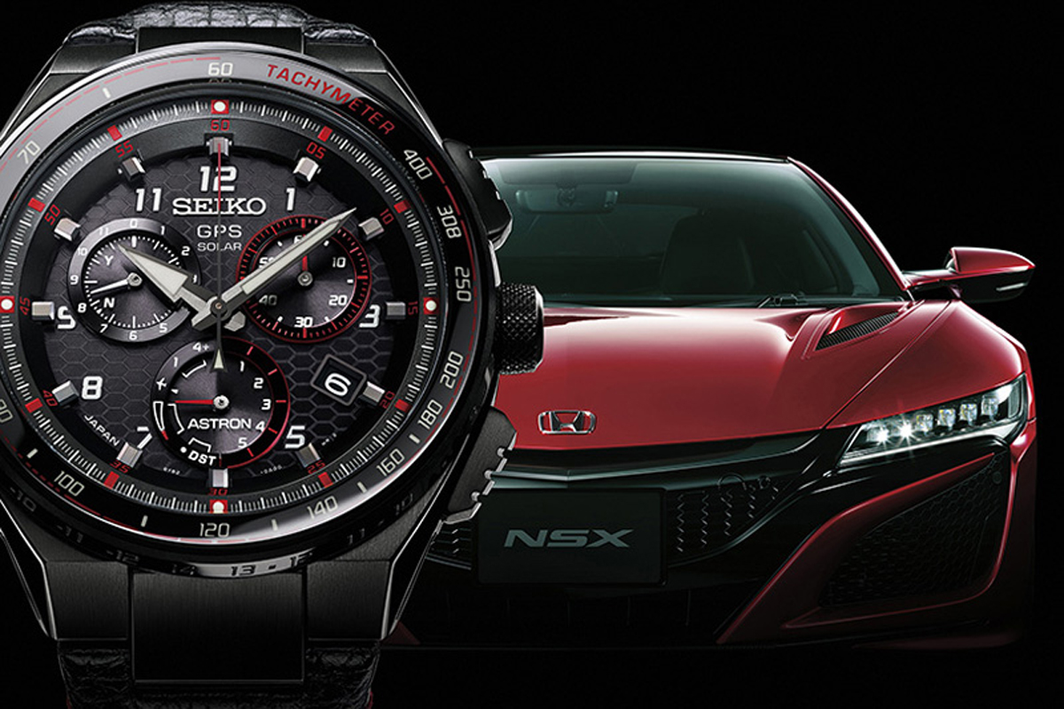セイコーウオッチ、ホンダ NSXとコラボした限定クロノグラフを発売