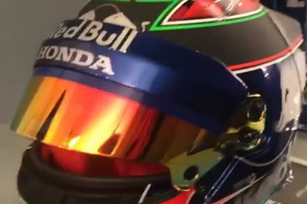 ブレンドン・ハートレー、トロロッソ・ホンダ仕様のF1ヘルメットを公開