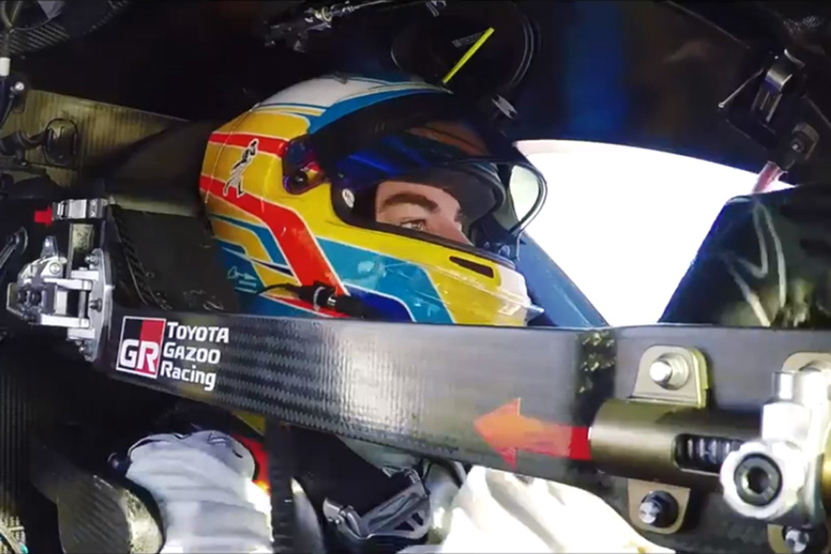 【動画】 フェルナンド・アロンソ、今期型TS050 HYBRIDをドライブ
