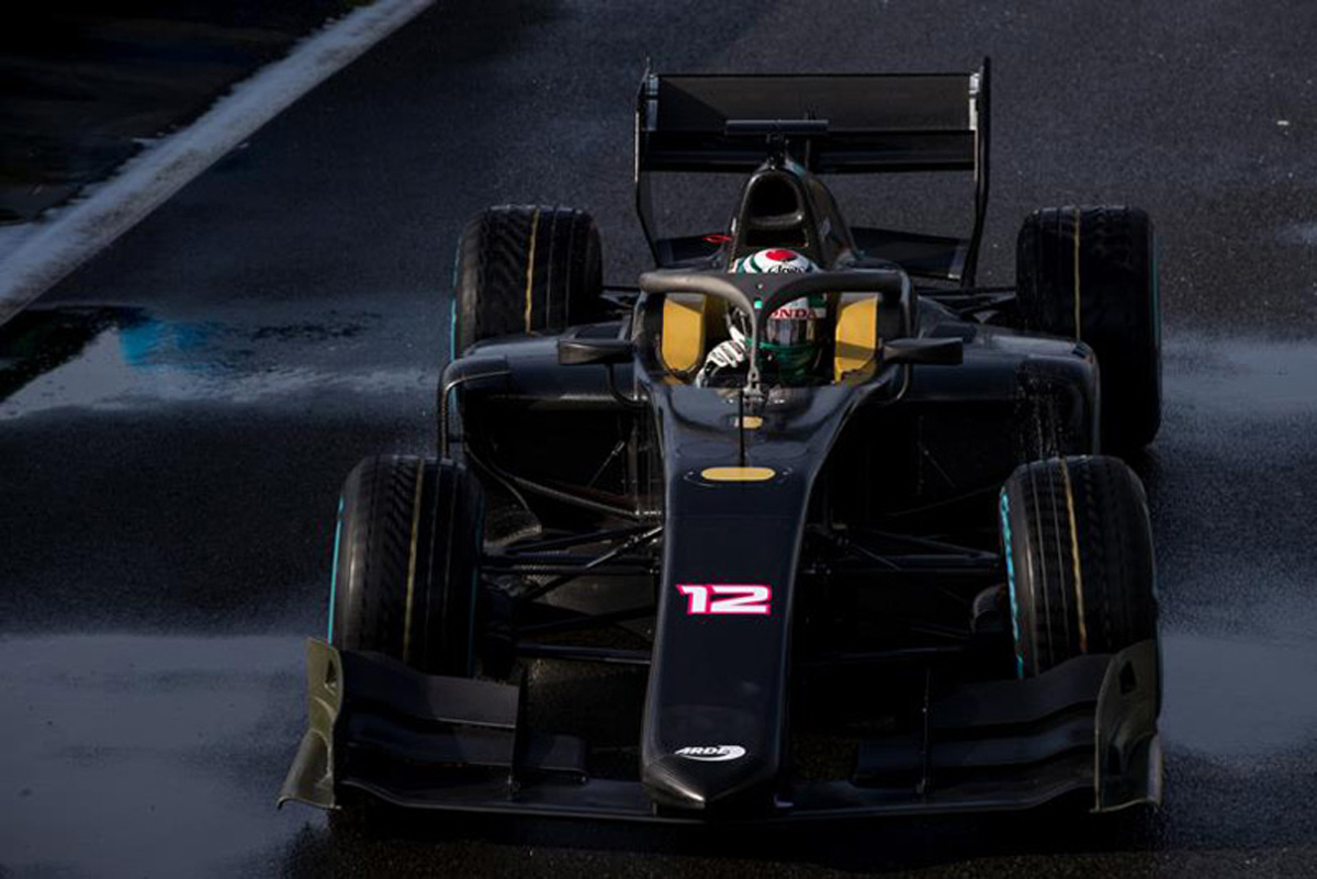 【F2】 ホンダ育成の福住仁嶺、2018年マシンをシェイクダウン