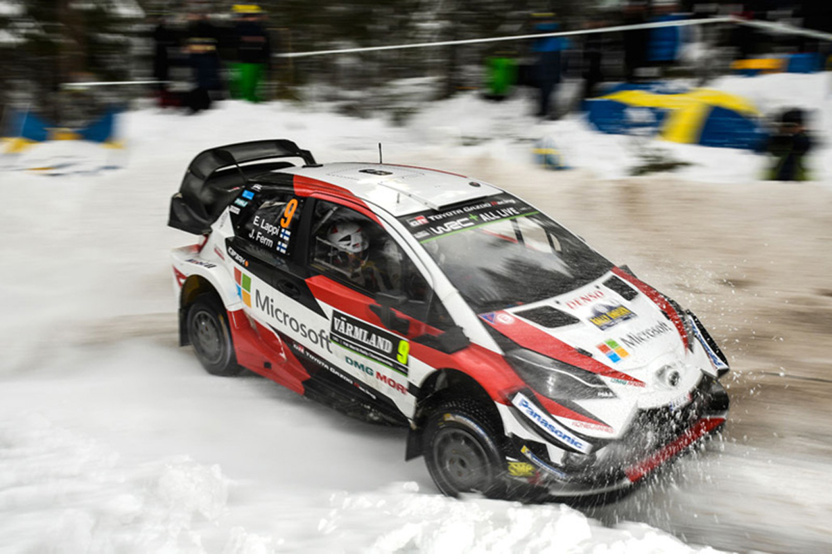 【WRC】 トヨタ:ラリー・スウェーデン2日目は積雪で出走順が大きく影響