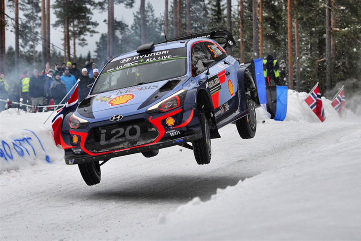 【WRC】 ラリー・スウェーデン 2日目：ヒュンダイが1-2-3体制