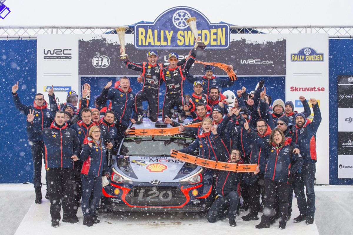 【WRC】 ラリー・スウェーデン 結果：ティエリー・ヌービルが優勝