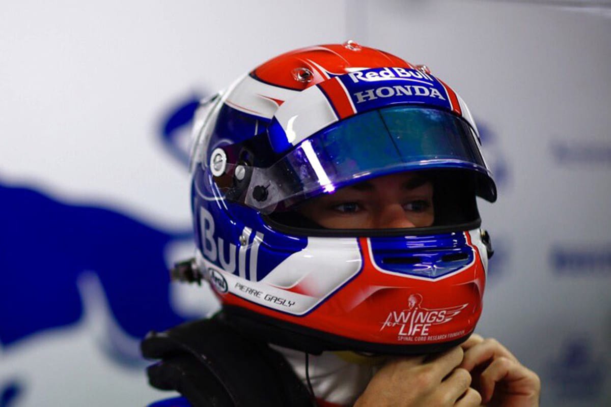 ピエール・ガスリー、2018年のF1ヘルメットを公開
