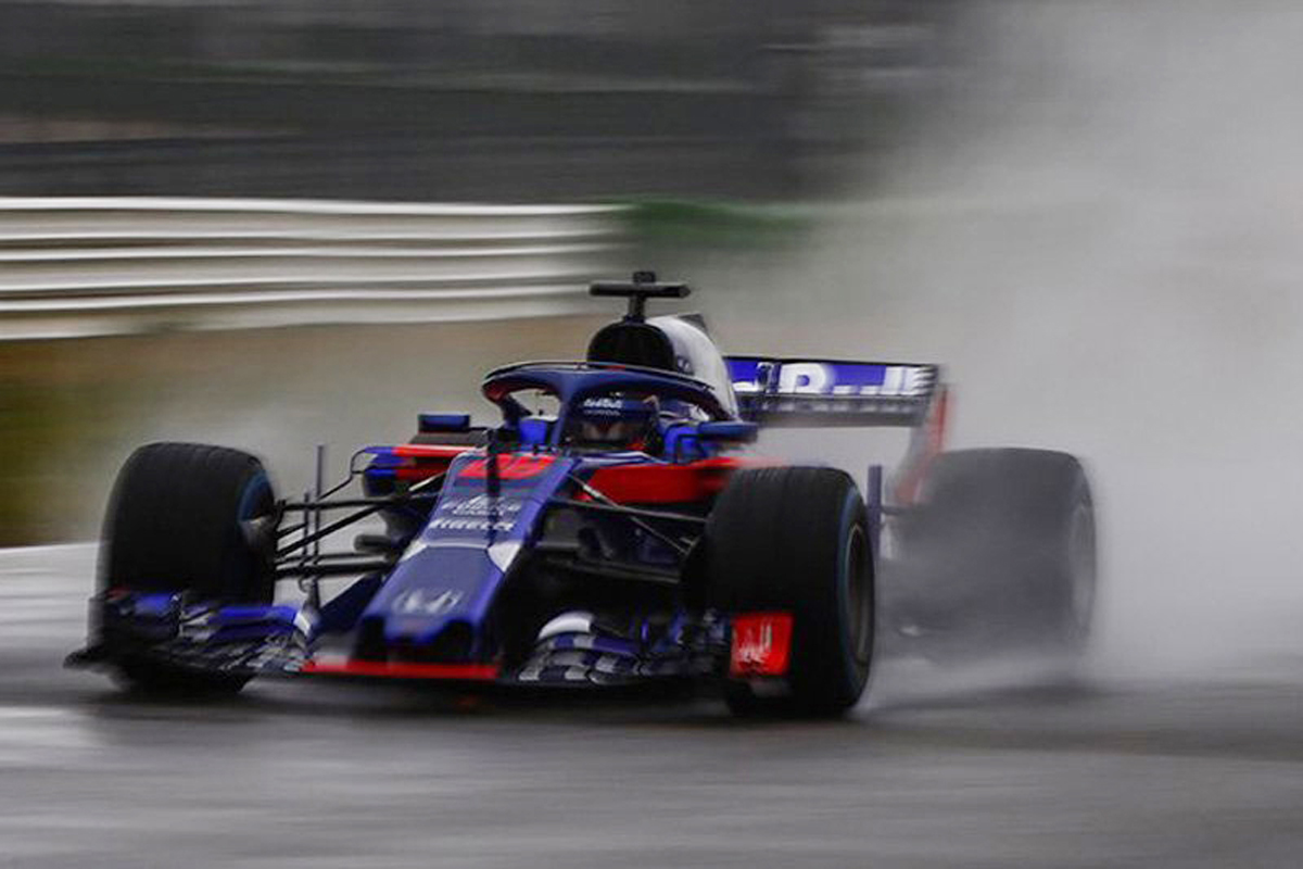 トロロッソ・ホンダ、STR13のシェイクダウン画像を公開