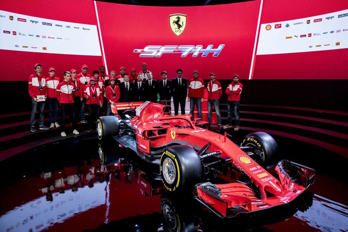 フェラーリ、2018年F1マシン『SF71H』を発表