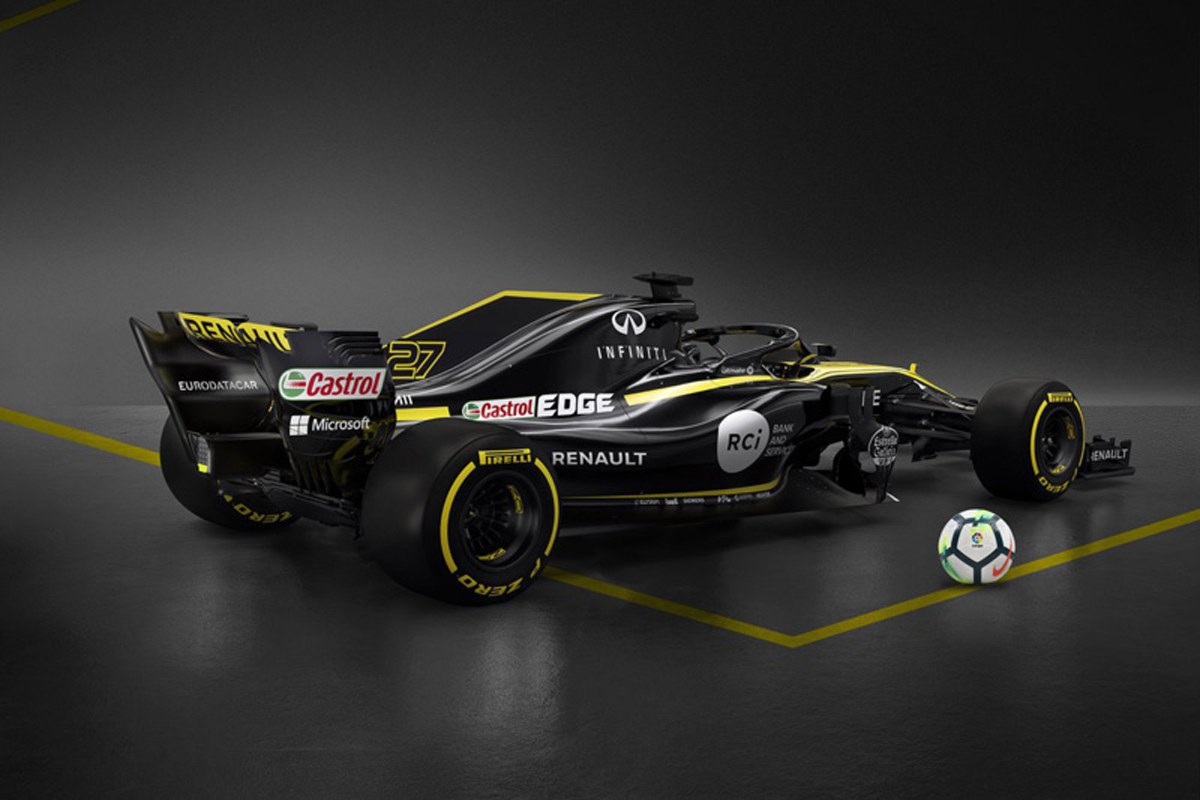 ルノーF1チーム、ラ・リーガとのスポンサー契約を発表