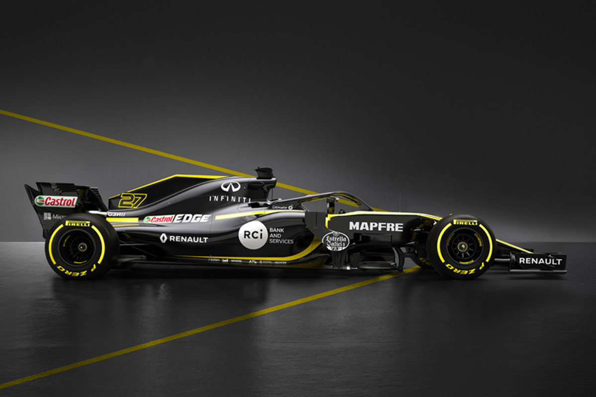 ルノーF1 「R.S.18の画像はあくまで“カラーリングお披露目仕様”」